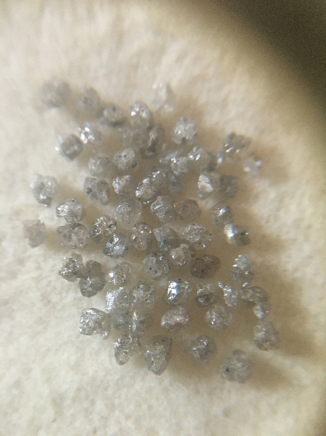 Diamonds close-up