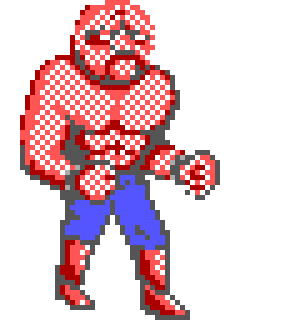 Abobo from DOS Double Dragon clapping