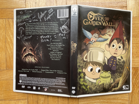 Over the Garden Wall DVD case, outside