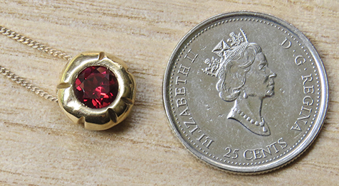 Gold charm