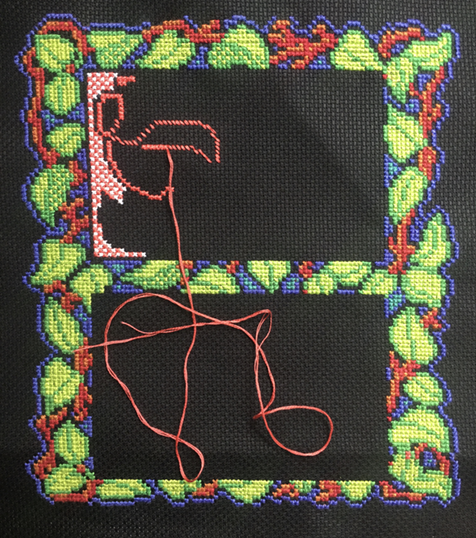 Cross stitch progress