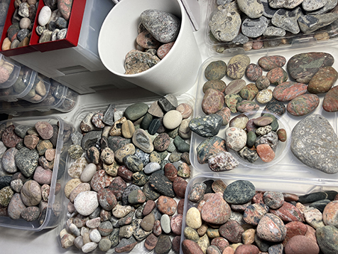 My Lake Ontario rock collection