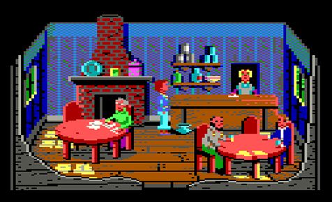 Mini Maple Mystery cafe interior