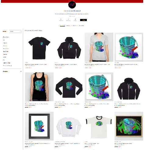 society6 store page