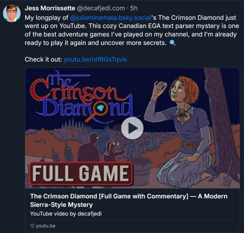 decafjedi's longplay of The Crimson Diamond