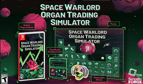 Space Warlord Organ Trading Simulator physical release iamge