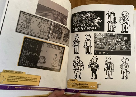 Playdate art book interior
