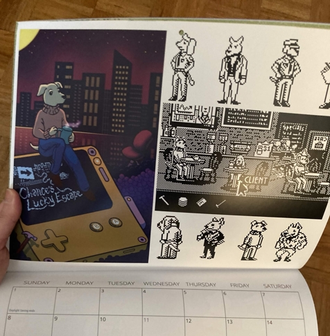 Playdate calendar Chance's month
