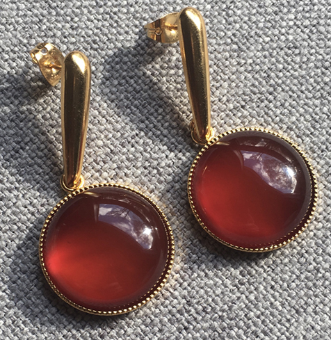 carnelian earrings