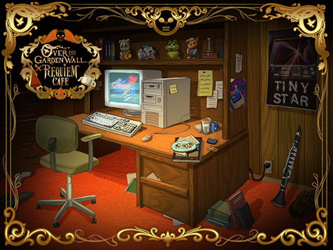 Over the Garden Wall mousepad, art by Levon Jihanian