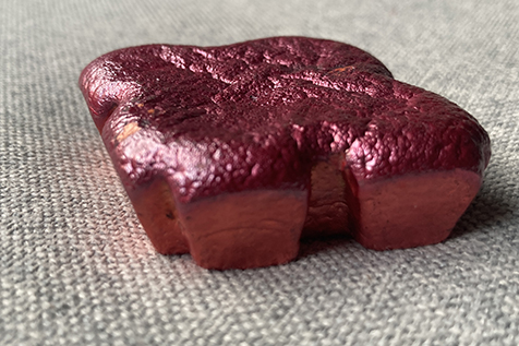 Sumitomo copper piece with underside showing