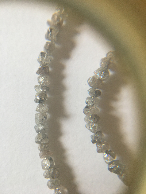 Closeup image of chip diamonds